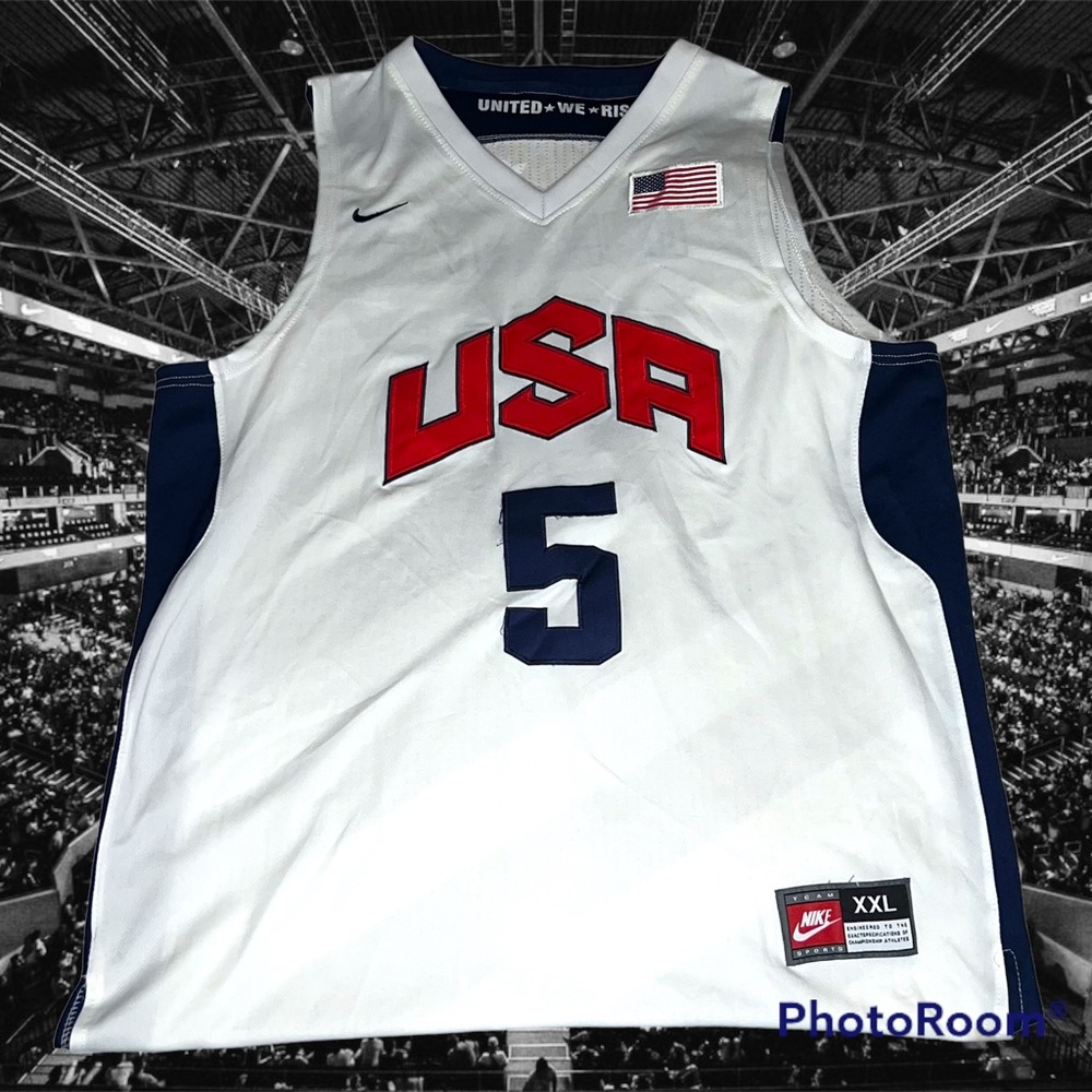 Kevin Durant 2012 Team USA Men’s Basketball Jersey (White)